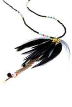 Load image into Gallery viewer, Feather Dangle Fun Necklace -The Classics Collection- N2-703
