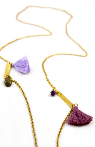 Light and Bright Necklace made in India - ND-009PU