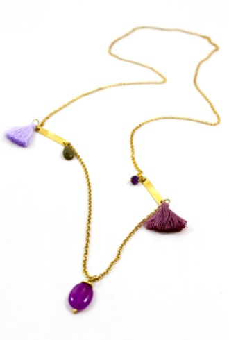 Light and Bright Necklace made in India - ND-009PU
