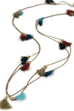 Load image into Gallery viewer, Wrap Necklace with Mini Tassels -The Classics Collection- N2-771
