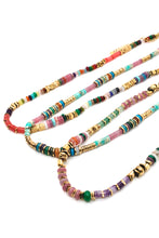 Load image into Gallery viewer, Semi Precious Stone Artsy Short Necklace -French Flair Collection- N2-2262
