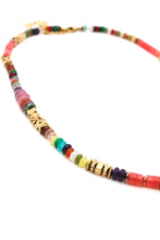 Load image into Gallery viewer, Semi Precious Stone Artsy Short Necklace -French Flair Collection- N2-2262
