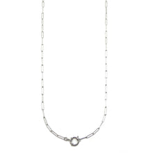 Load image into Gallery viewer, Stainless Steel Silver Long Chain Necklace -French Flair Collection- N2-2140
