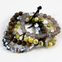 Load image into Gallery viewer, Chunky Stone Stack Bracelet - BL-M14
