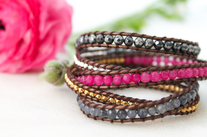 Brazil - Mixed Stone Wrap Bracelet