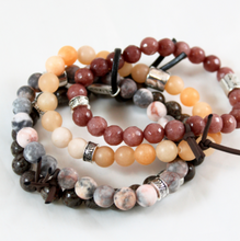 Load image into Gallery viewer, Chunky Stone Stack Bracelet - BL-M32
