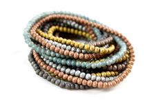 Load image into Gallery viewer, Matte Crystal Beaded Short Necklace or Bracelet - NS-M
