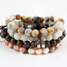 Load image into Gallery viewer, Chunky Stone Stack Bracelet - BL-M46
