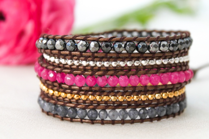 Brazil - Mixed Stone Wrap Bracelet
