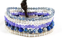 Load image into Gallery viewer, Semi Precious Stone Mix Luxury Stack Bracelet - BL-Cosmos
