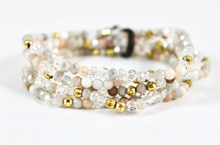 Load image into Gallery viewer, Semi Precious Stone and Crystal Mix Luxury Stack Bracelet - BL-Darling
