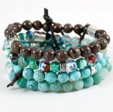 Load image into Gallery viewer, Chunky Stone Stack Bracelet - BL-M18
