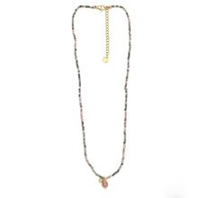 Load image into Gallery viewer, Short and Delicate Mini Tourmaline Necklace -French Flair Collection- N2-2187
