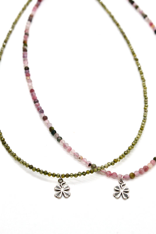 Tiny Shamrock 1 -Sterling Silver-