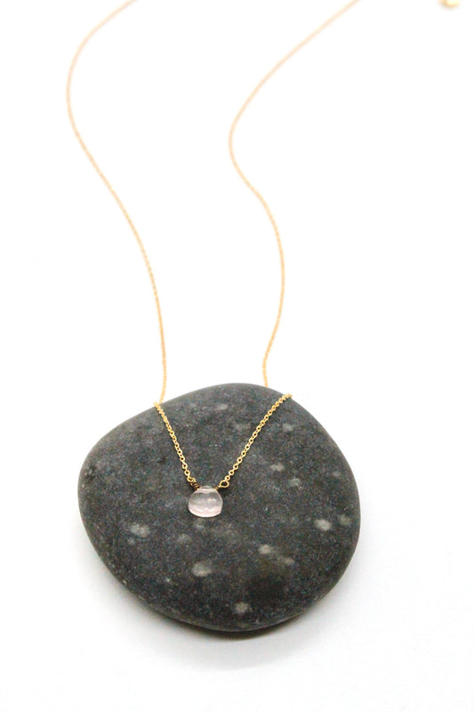 Mini Crystal Drop Luxury and Barely There Necklace -Mini Collection- N3-008