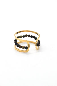 African Turquoise Band Ring - French Flair Collection - R1-025