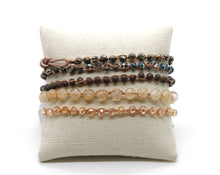 Load image into Gallery viewer, Hand Knotted Convertible Crochet Bracelet or Necklace, Crystals and Stones Mix - WR5-Cash
