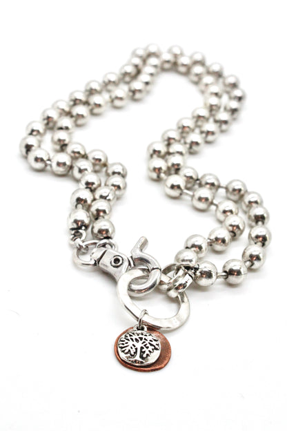 Nature Tree on Brass to Wear Short or Long -The Classics Collection-