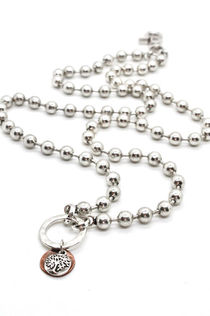 Nature Tree on Brass to Wear Short or Long -The Classics Collection-
