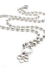 Load image into Gallery viewer, Small Silver Flower Necklace to Wear Short or Long -The Classics Collection- N2-1021
