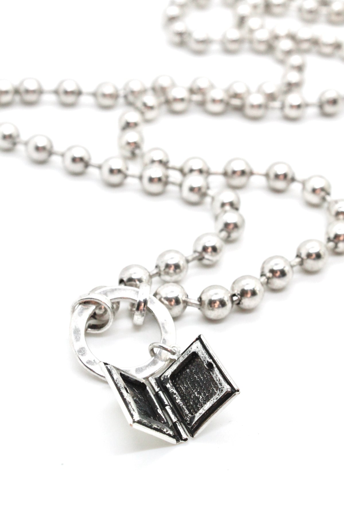 Small Book Locket Necklace to Wear Short or Long -The Classics Collection- N2-1025