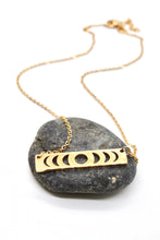 Load image into Gallery viewer, Moon Phases Necklace Gold Tone -Mini Collection- N1-008 gold
