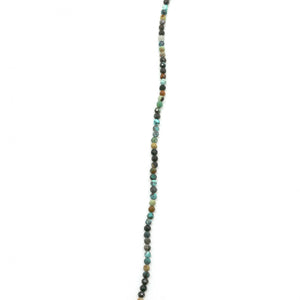 Mini African Turquoise Faceted Long Necklace or Bracelet -French Flair Collection- N2-2079