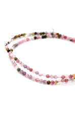Load image into Gallery viewer, Mini Faceted Semi Precious Stone Necklace - NS-005
