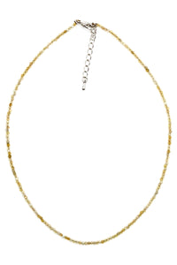 Mini Faceted Semi Precious Stone Necklace - NS-007