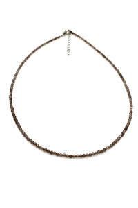 Mini Faceted Semi Precious Stone Necklace - NS-008