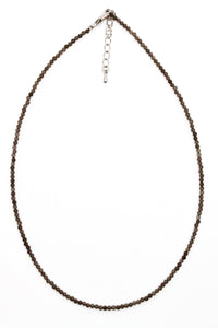 Mini Faceted Semi Precious Stone Necklace - NS-008