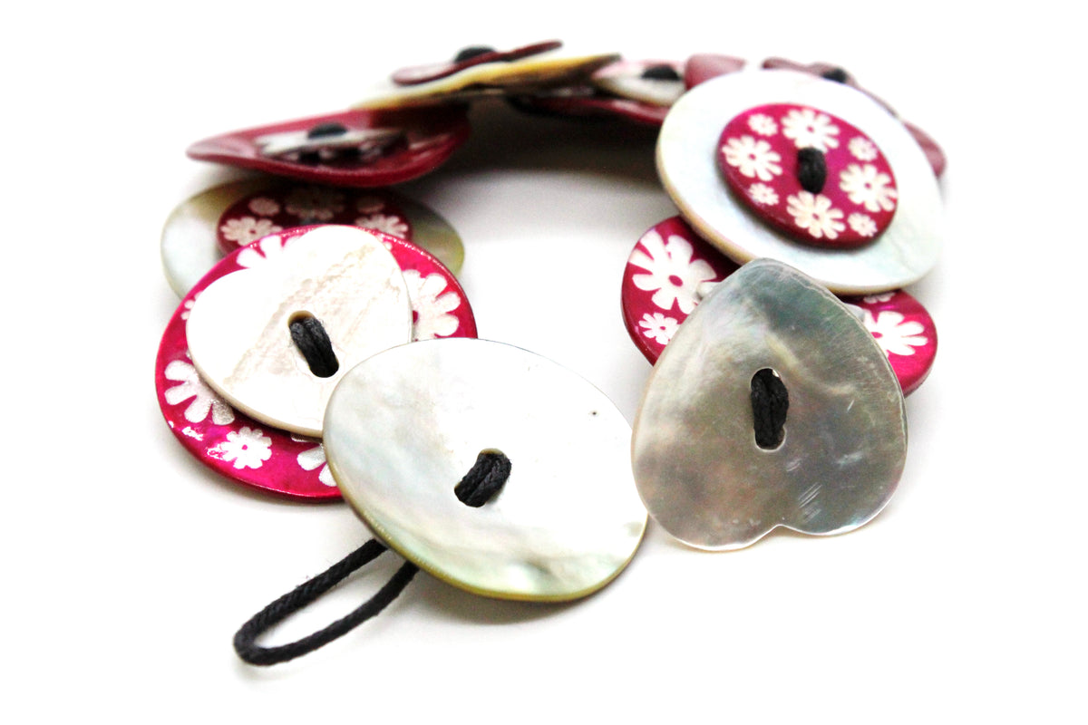 Sample Sale Item Mother of Pearl Shell Buttons- SS414