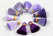 Load image into Gallery viewer, Short Silk Tassel Combo Pack - Short Purple
