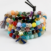 Load image into Gallery viewer, Chunky Stone Stack Bracelet - BL-M42
