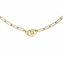 Load image into Gallery viewer, 24K Gold Plate Chain Necklace -French Flair Collection- N2-2176
