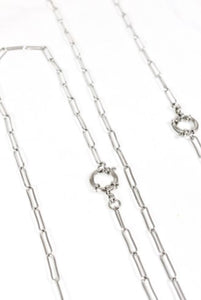 Simple Silver Chain -French Flair Collection- N2-994