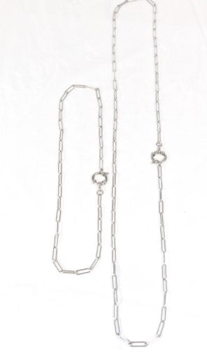 Simple Silver Chain -French Flair Collection- N2-994