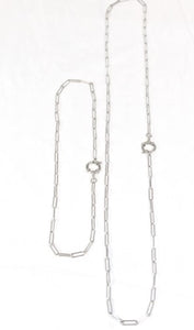 Simple Silver Chain -French Flair Collection- N2-994