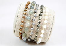 Load image into Gallery viewer, Hand Knotted Convertible Crochet Bracelet or Necklace, Crystals and Stones Mix - WR5-Charlie
